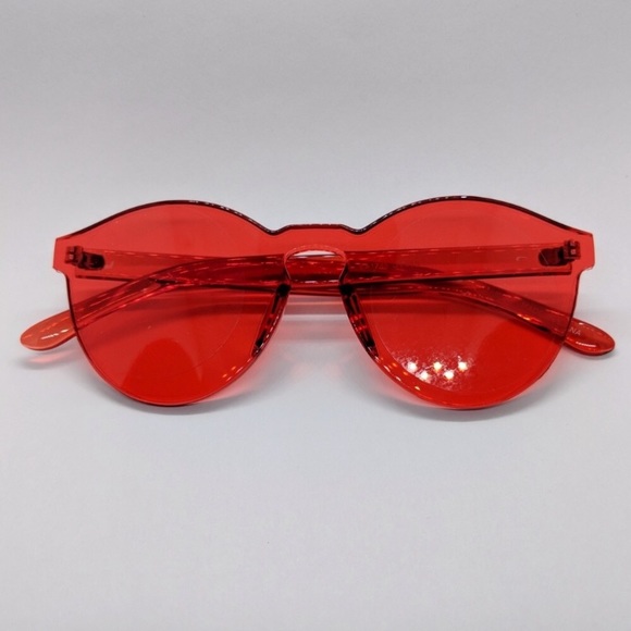 NWT Red Acrylic Pop Sunnies - Picture 4 of 4